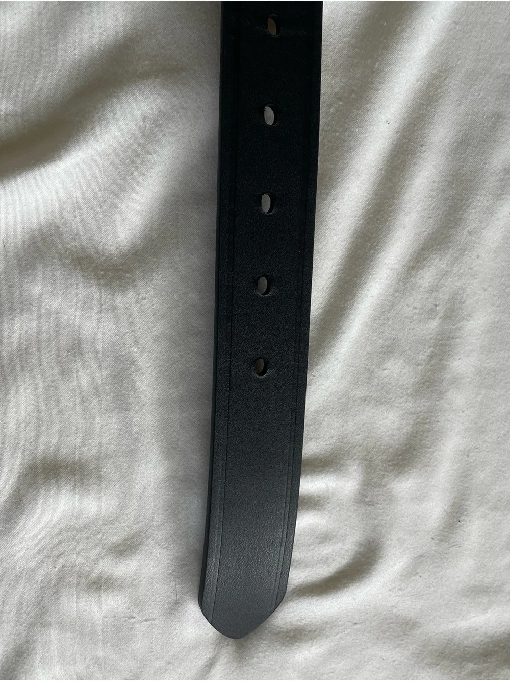 Banana Republic Men's Reversible Black/Brown Leather Belt with Silver Buckle